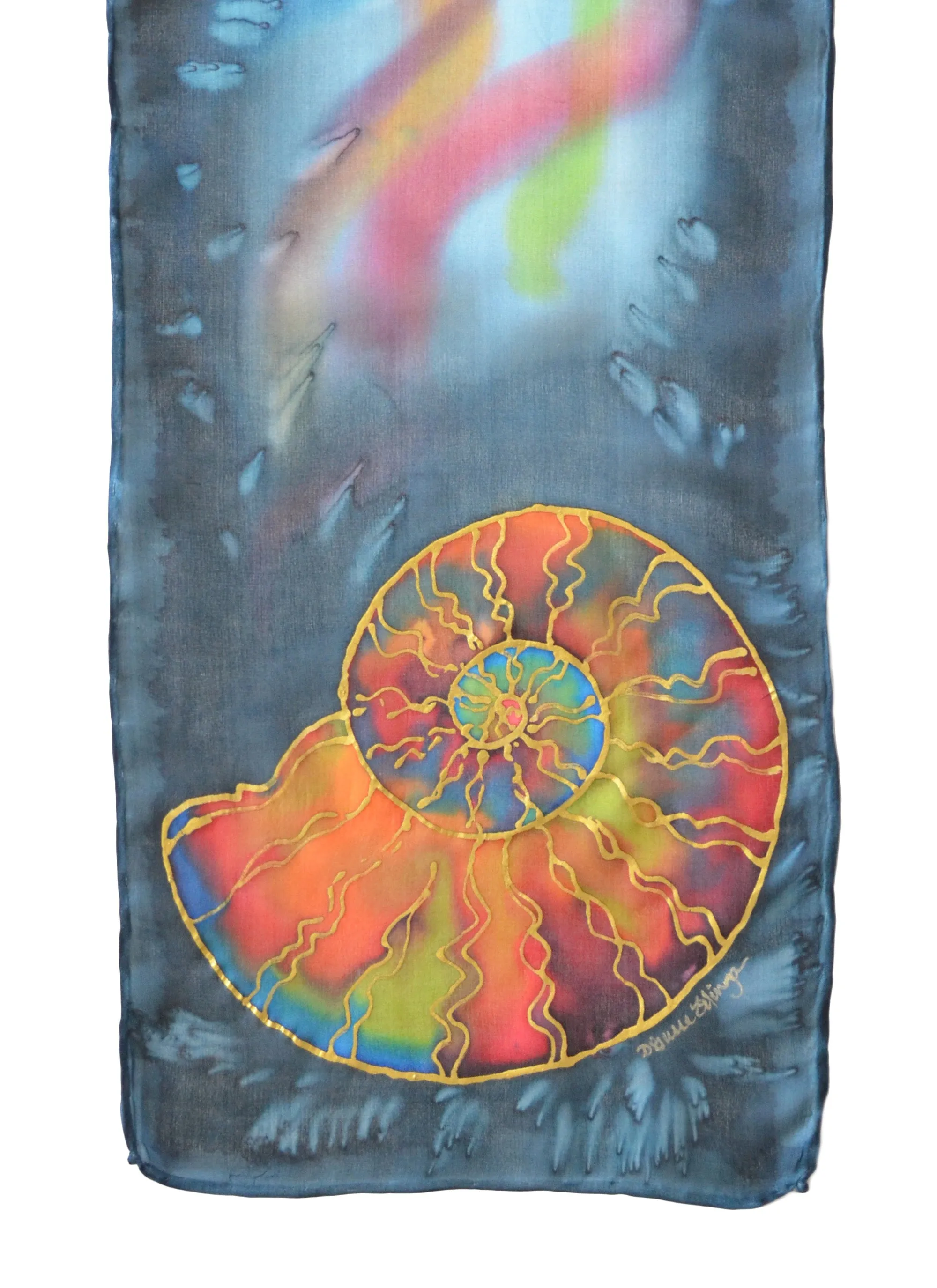 Ammonite Scarf | 8" x 54"