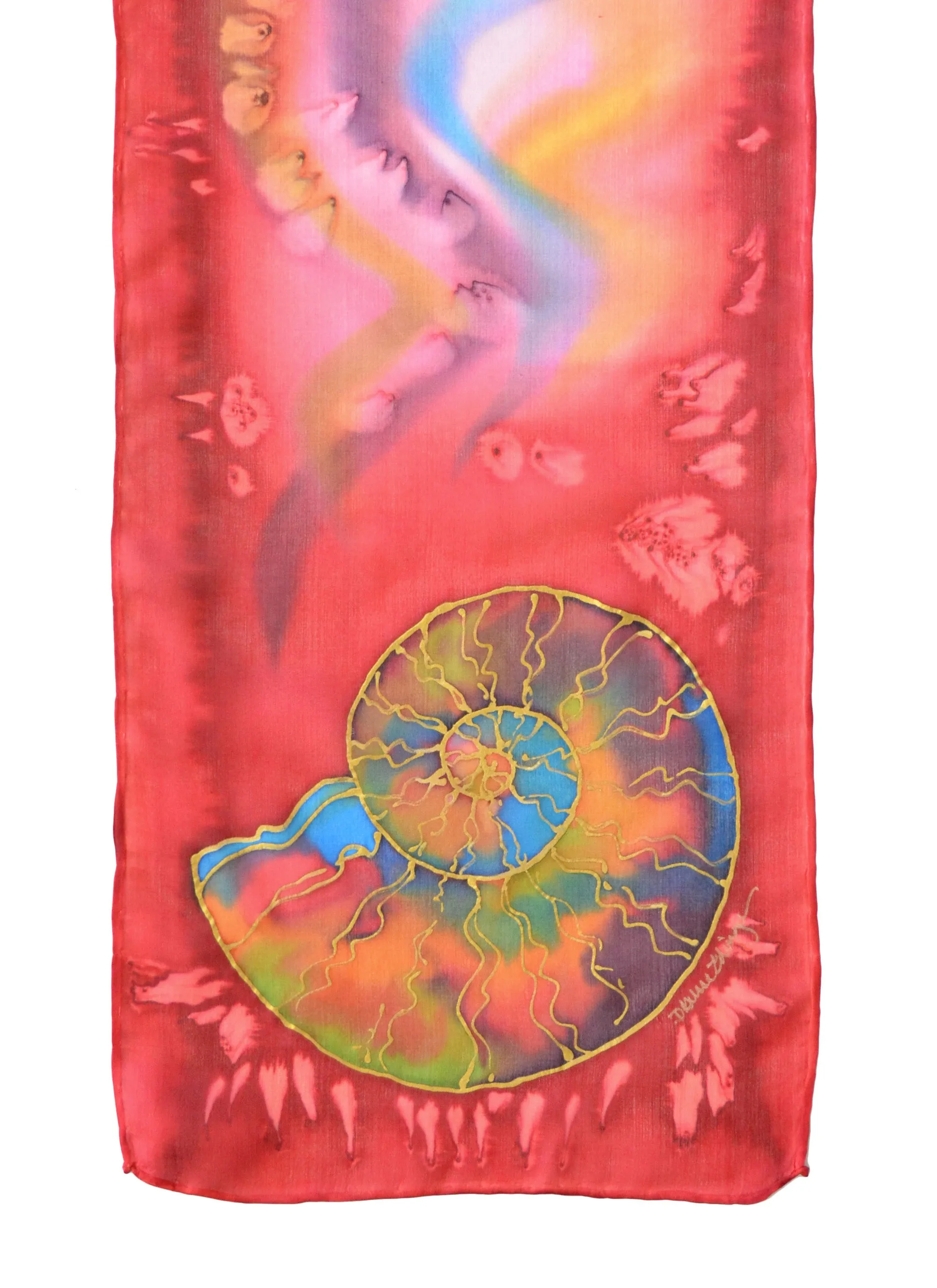 Ammonite Scarf | 8" x 54"