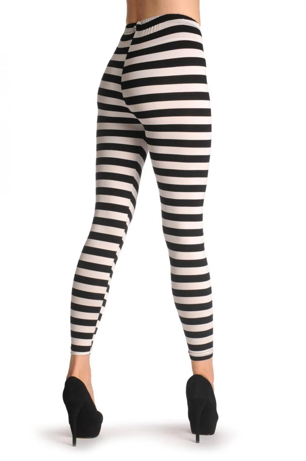 Black & White Horizontal Stripes
