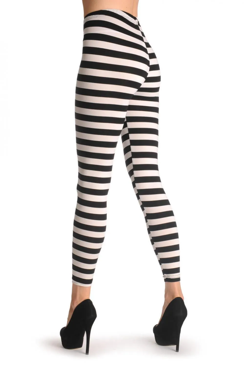 Black & White Horizontal Stripes