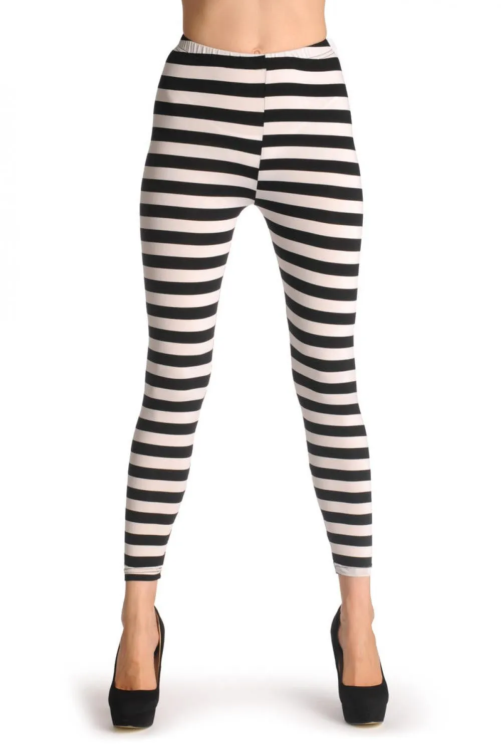 Black & White Horizontal Stripes