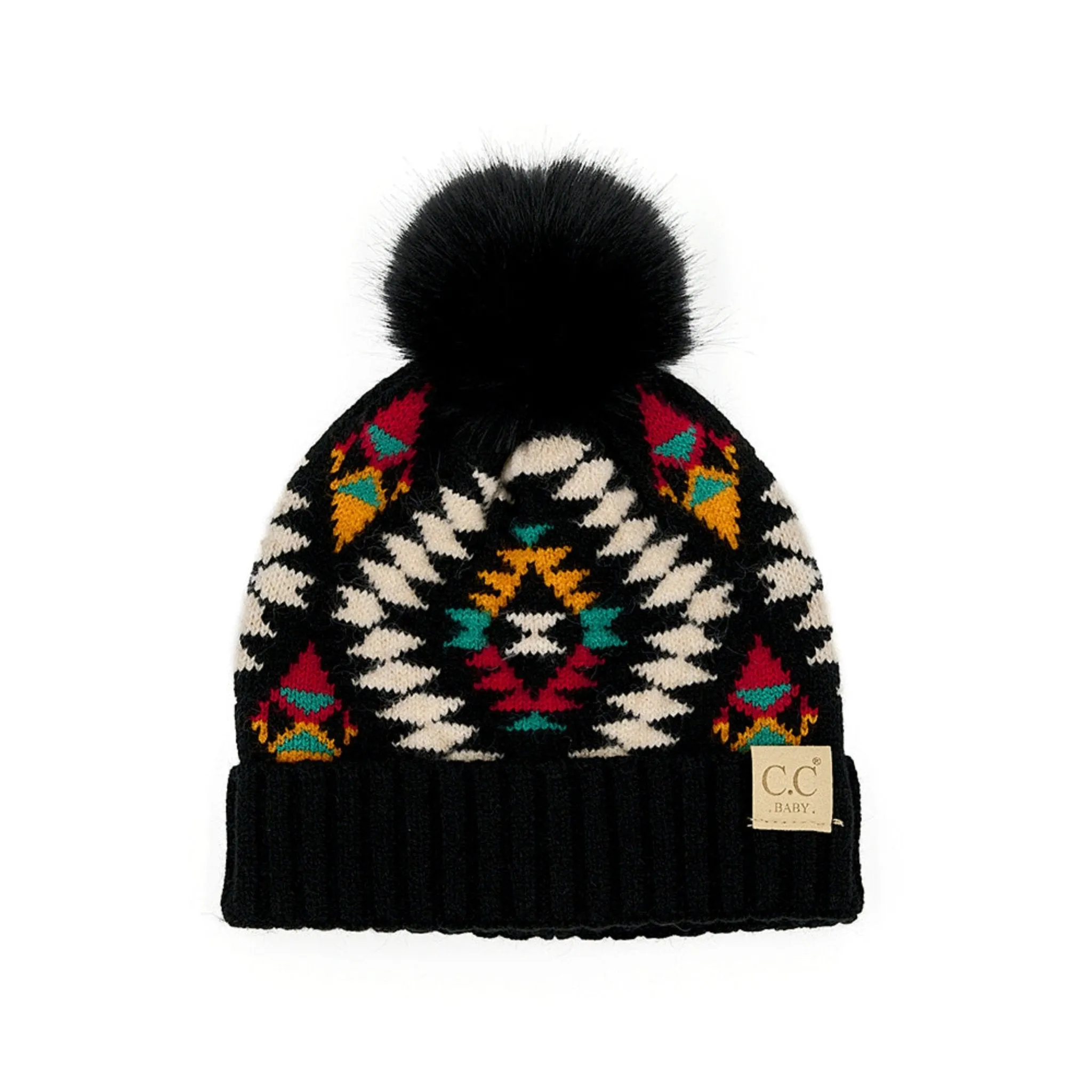 CC Baby South Western Print Beanies Hats