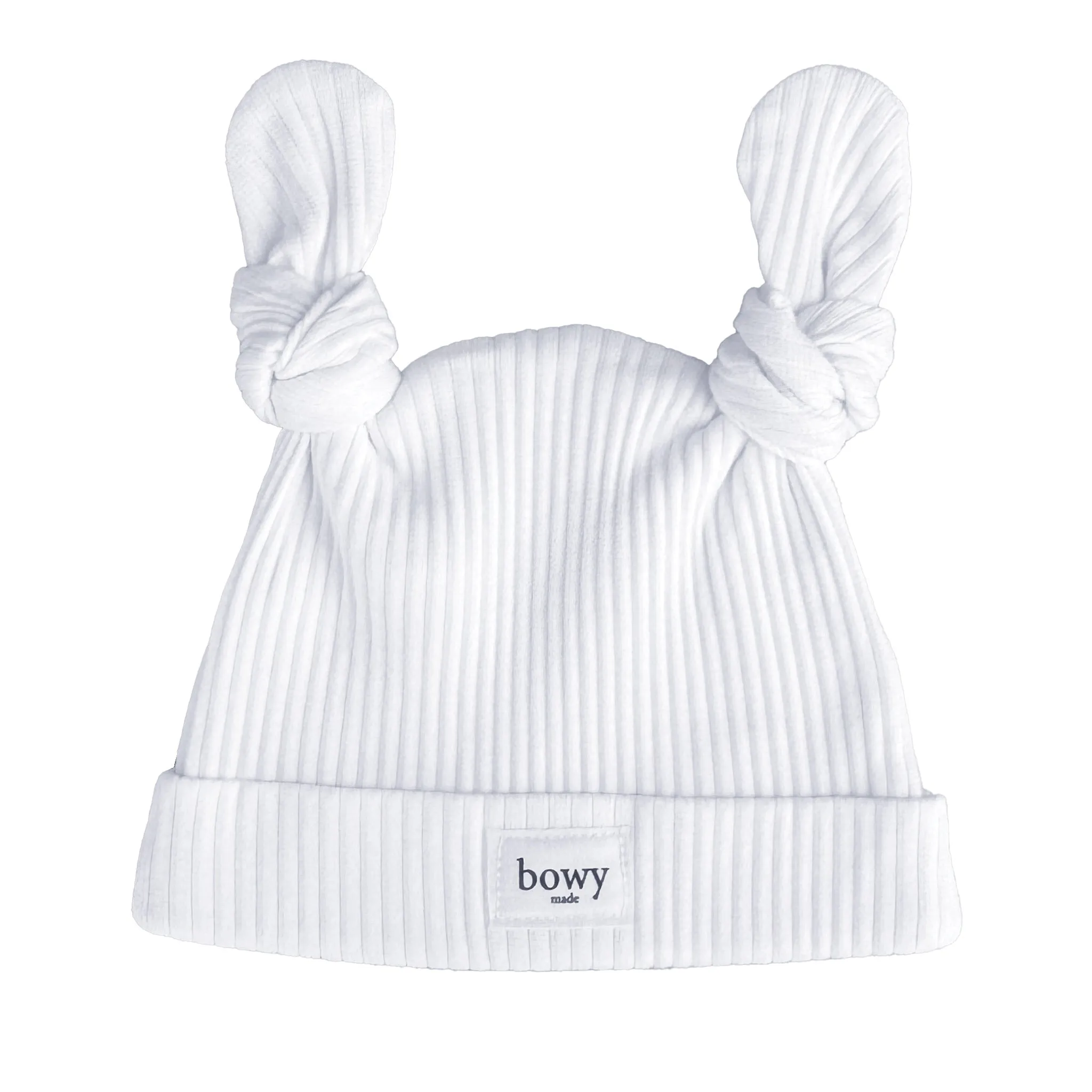 Double Knot Beanie - White