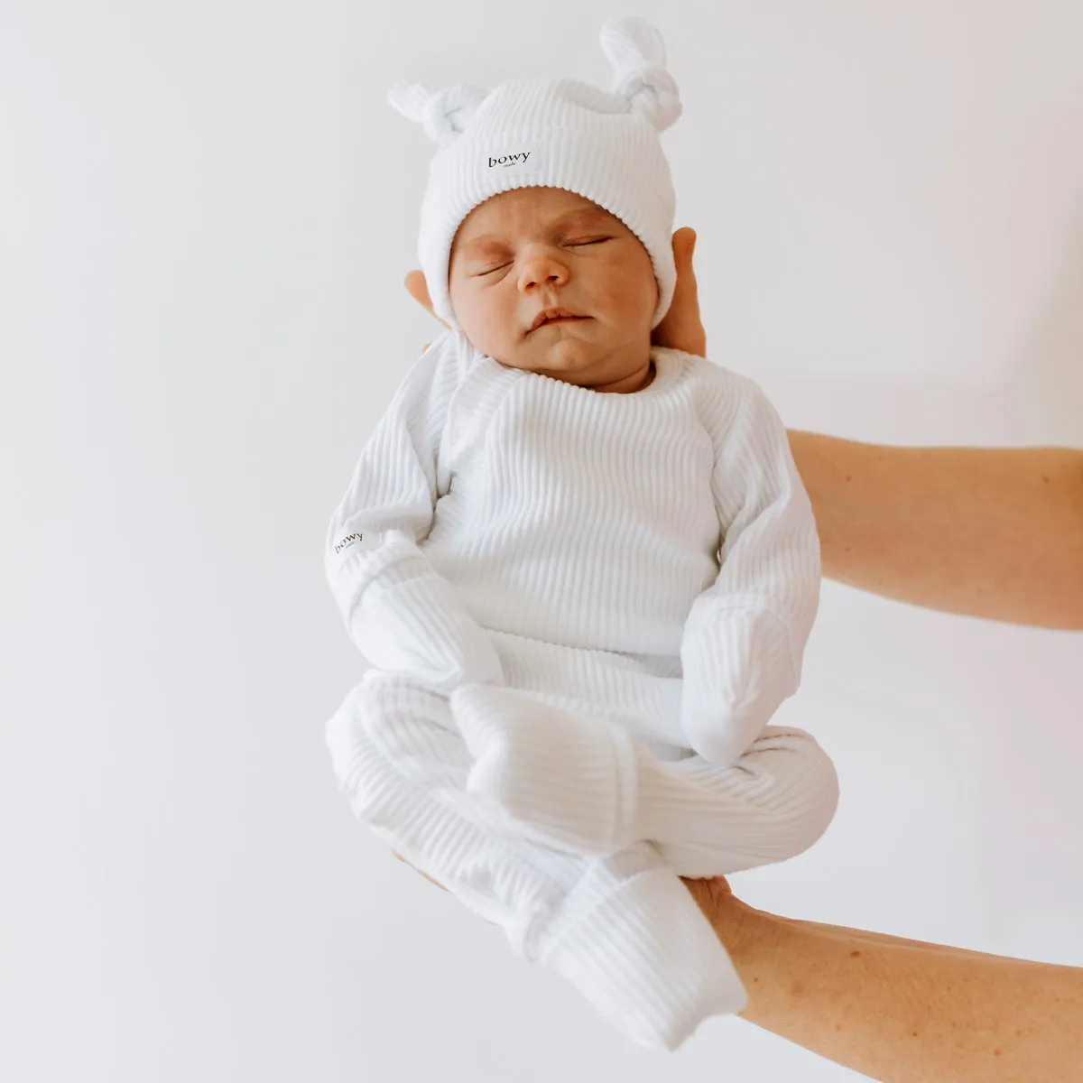Double Knot Beanie - White