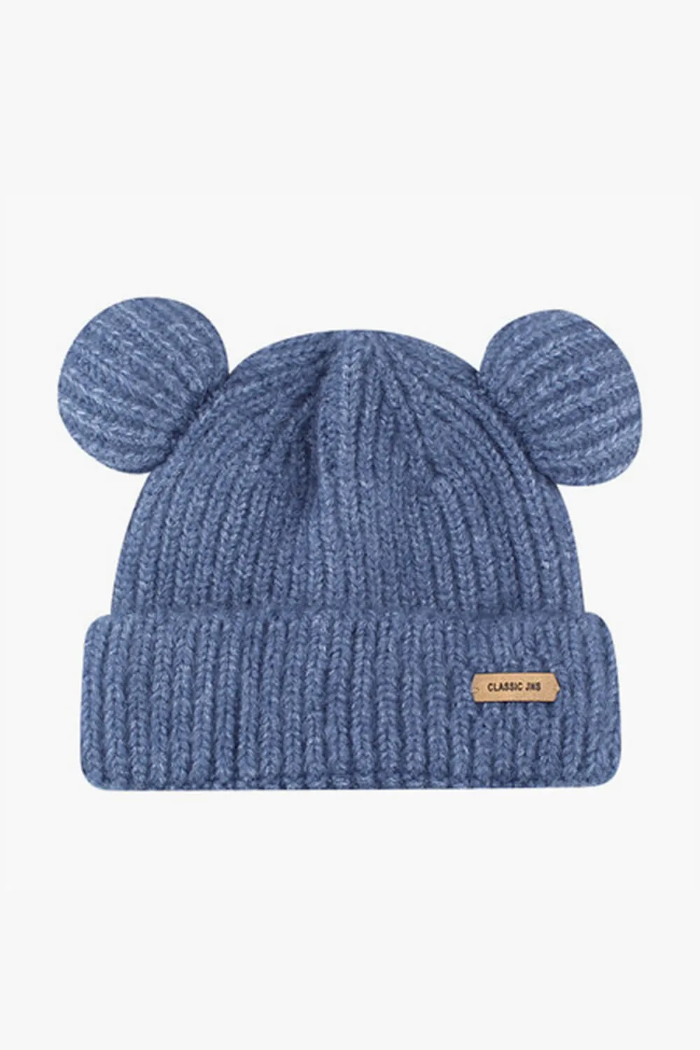 Knitted Bear Ears Winter Aesthetic Hat