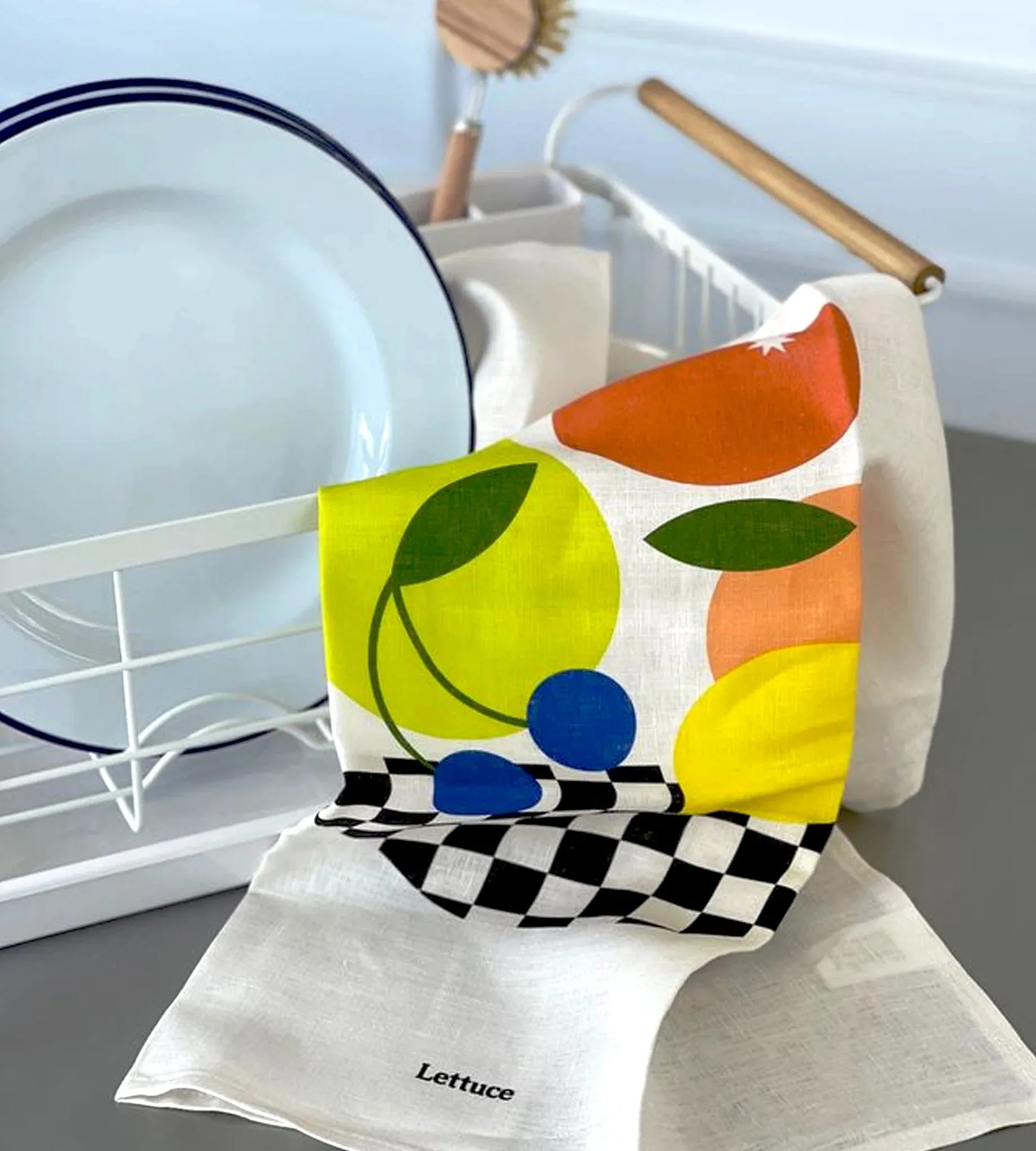 Lettuce | Tea Towel | Fruit Bowl