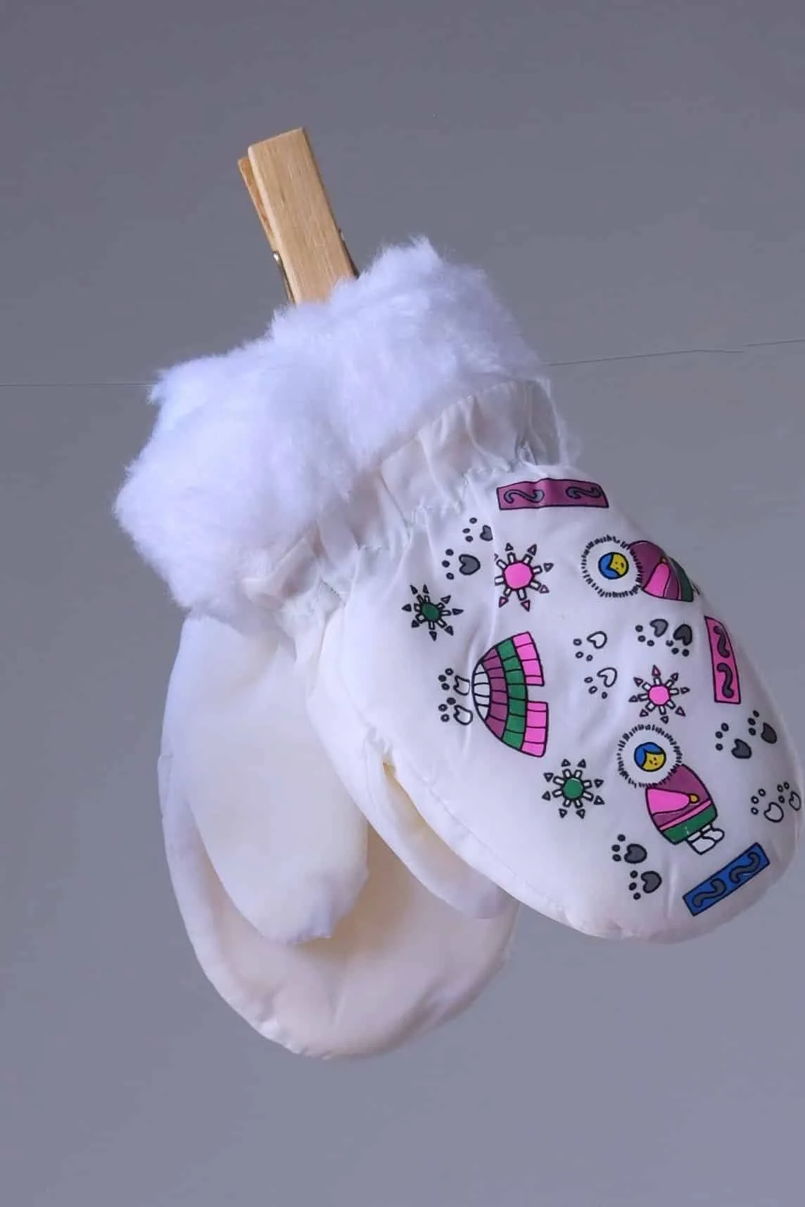 SNOW Mittens Printed Babies & Toddlers