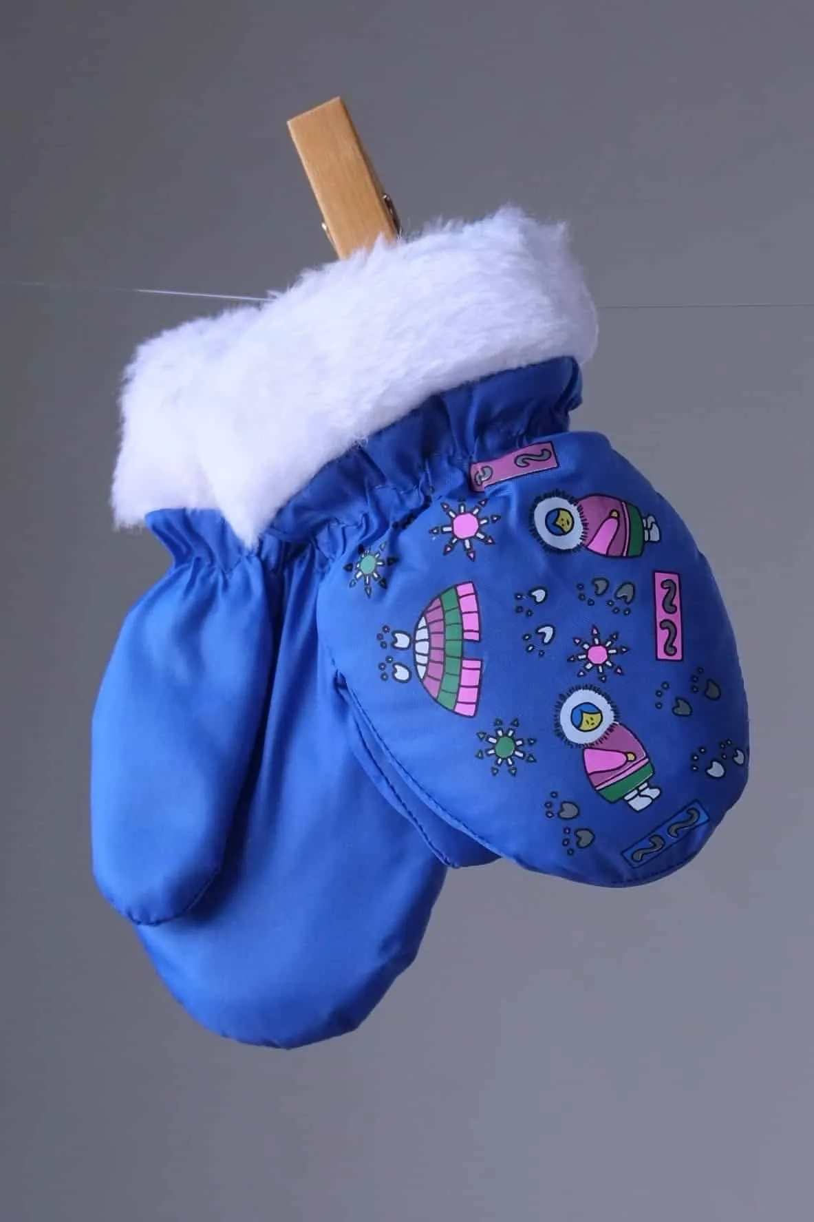SNOW Mittens Printed Babies & Toddlers