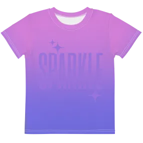Sparkle Ghost Text Tee (Kids 2T-7)